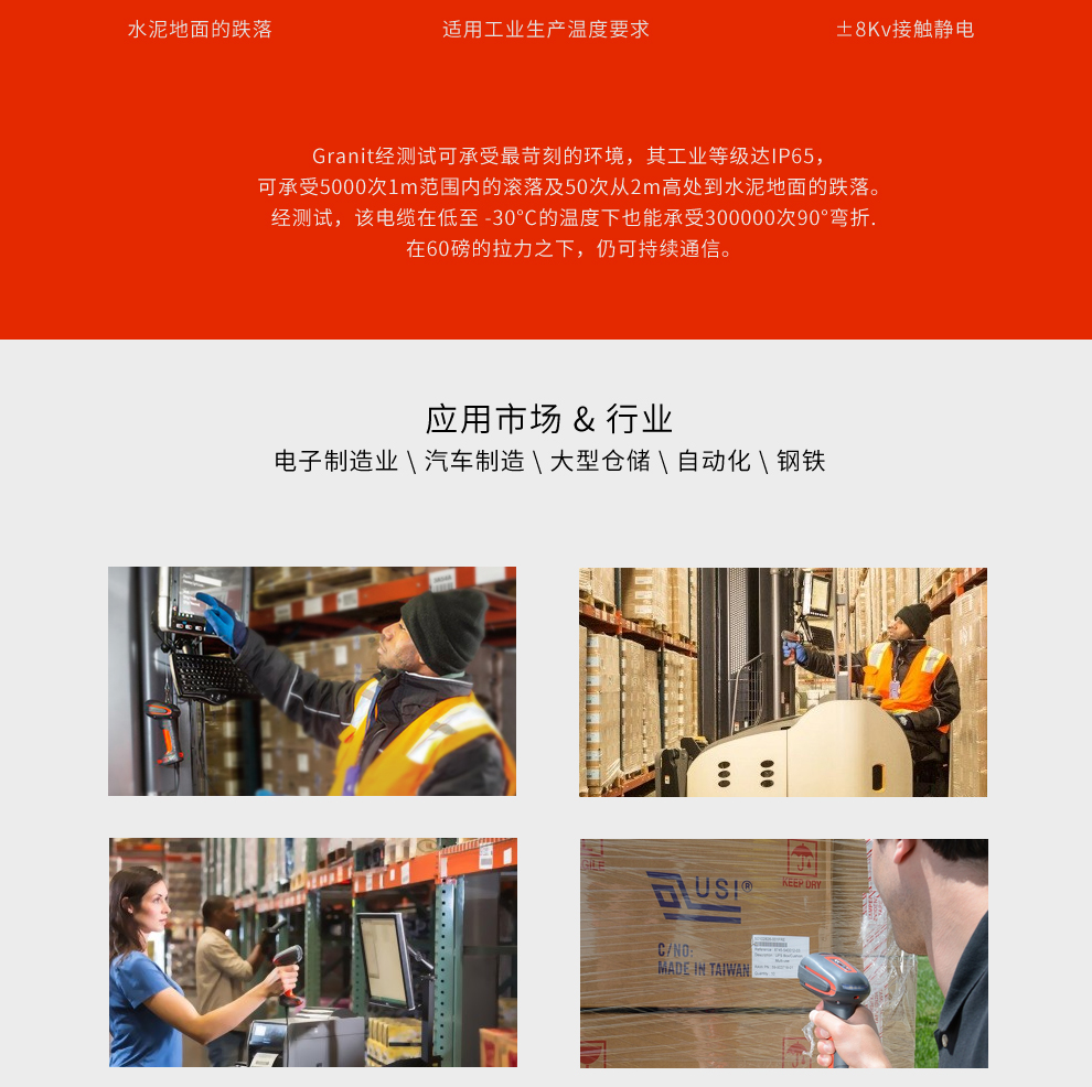 1980i工業(yè)級掃描槍適用于多種行業(yè)